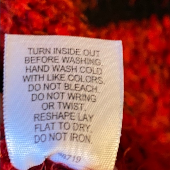 RELATIVITY FUZZY KNIT STRIPED SWEATER - Picture 7 of 7